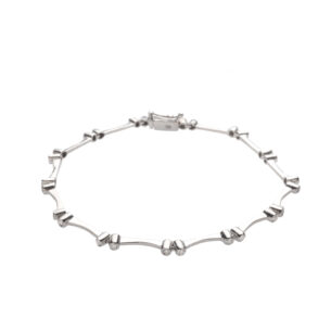 Bike Chain Diamond Bracelet