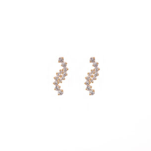 Caldera Novus Earrings with Diamonds