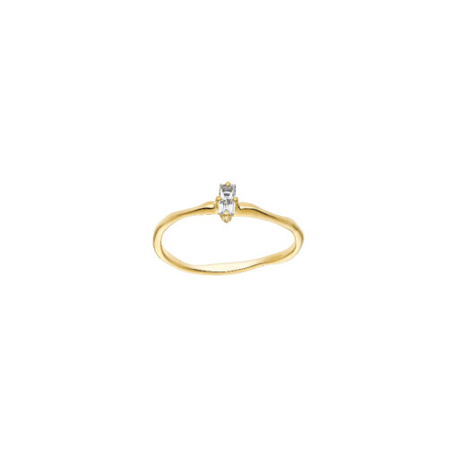 Ithaca Ring with Baguette cut Diamond