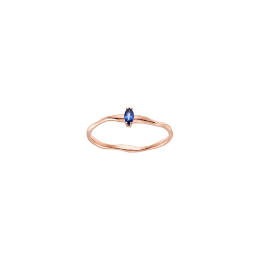Ithaca Ring with Marquise cut Sapphire