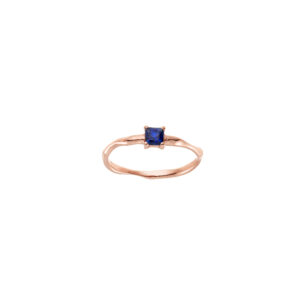 Ithaca Ring with Princess cut Sapphire