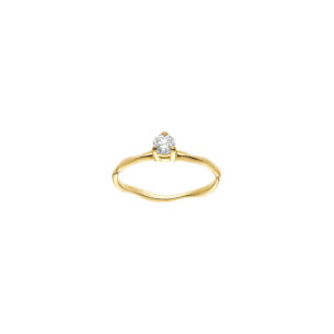 Ithaca Ring with Round cut Diamond