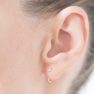 Hook Diamond Earrings
