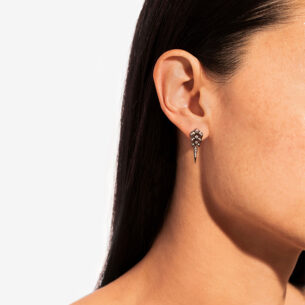 Earring Stairway with Diamonds Statement