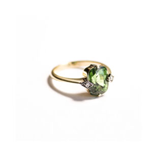 Green Zircon Ring Oona