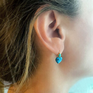 Blue Love Earrings Christina Soubli