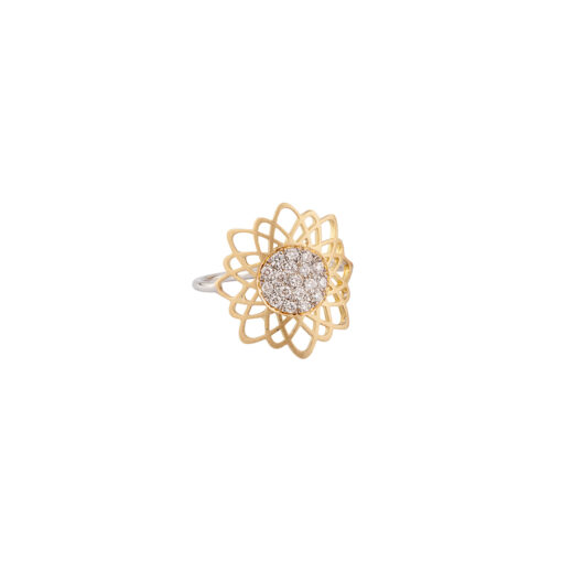 Arabesque Medium Ring with Diamonds Alia Mouzannar