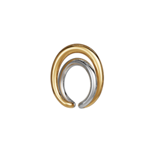 Initial Ring in Silver and Vermeil Charlotte Chesnais