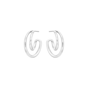 Mini Initial Hoop Earrings Charlotte Chesnais
