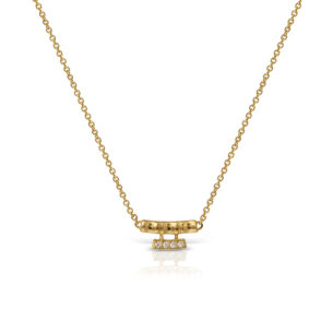 Chiwara Small Necklace with Diamonds Lalaounis