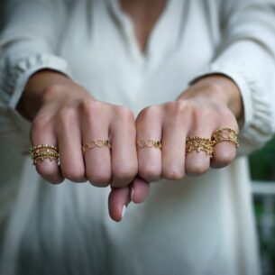 Eternity Basic Ring with Diamonds Christina Soubli