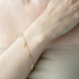 Chain Bracelet with Diamonds Christina Soubli