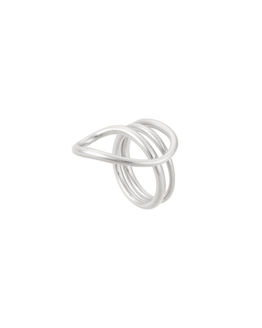 Petit Round Trip Ring in Silver Charlotte Chesnais